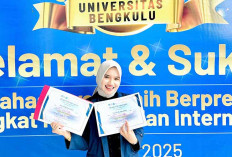Terima Reward Prestasi Nasional, Aisyah Mahasiswi Unib Targetkan Level Internasional