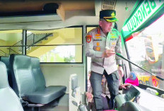 Kapolresta Bengkulu Cek Kendaraan Dinas Polisi
