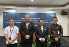 Oky Andri Jabat GM Hotel Santika Bengkulu, Sertijab Berlangsung  Gading Cempaka Meeting Room Hotel Santika
