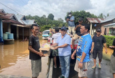 Paslon Teguh  Bantu Korban Banjir, Ini Lokasinya