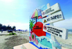 Ombak Tinggi, Dilarang Berenang di Pantai Panjang Bengkulu