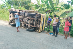 Truk Bermuatan Material Terguling di Tebing Latihan Kaur, Ini Pemicunya