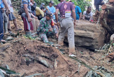 Longsor, Jalan Menuju   Desa Talang Durian Putus