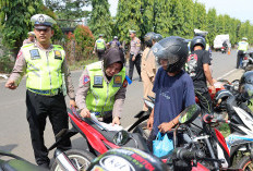 Puluhan Kendaraan Terjaring Razia Operasi Patuh Nala 2024 di Kota Bengkulu