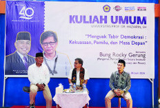  Demokrasi Sedang Tidak Baik-baik Saja, Isi Kuliah Umum Rocky Gerung di Unihaz Bengkulu