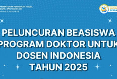 Pendaftaran Beasiswa Doktor Untuk Dosen Diperpanjang Hingga 26 Juni 2025, Begini Caranya 
