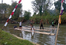 Lomba Rakit Tradisional Meriahkan HUT RI di Dusun Sawah Kabupaten Rejang Lebong, Warga Antusias Menonton