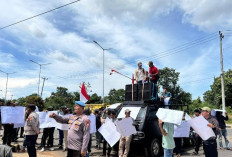 Gelar Aksi Damai Depan Kantor Bupati, Warga Benteng Tolak Perkebunan Sawit PT RAA