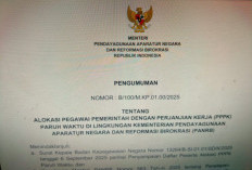 Buruan Cek, Kemen PANRB umumkan Alokasi PPPK Paruh Waktu 2025, Link,  Dokumen Pemberkasan dan Jadwal Seleksi 