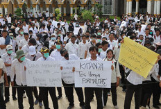 Ribuan Honorer Tuntut PPPK Penuh Waktu, Begini Respons Pemprov Bengkulu 