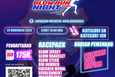  RBTV Gelar Glow Run Night 2025, Bekerja Sama dengan Polresta Bengkulu