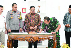 Pj Walikota Teken NPHD  Pengamanan Pilkada, TNI/Polri Terima Dana Segini