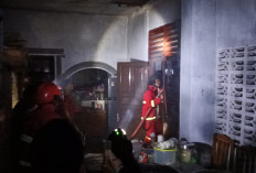Rumah Lansia di Karang Anyar II Nyaris Hangus, Damkar Sigap Padamkan Api