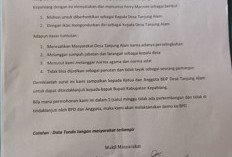 Warga Minta Kades   Tanjung Alam Dicopot, Ini Masalahnya