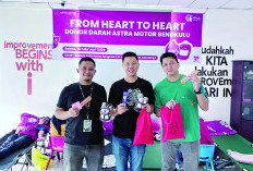 Implementasi AM Health, Astra Motor Bengkulu Sukses Gelar Donor Darah