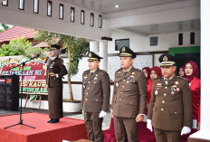 Kajari Kaur Minta Jajarannya Jaga Integritas, Upacara Harlah Kejaksaan ke-80