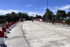 Jembatan Matan Selesai, Warga Pasar   Seluma–Rawa Indah Mengaku Senang