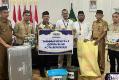 BPKH RI Salurkan Bantuan Gempa, Ini Ucapan Wali Kota Bengkulu  