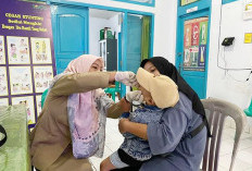 Capaian Imunisasi Polio di Rejang Lebong Segini  