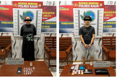 Dua Bandar Sabu   Diciduk di Kaur, Belasan Paket Siap Edar Diamankan