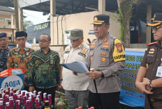 Hasil Ops Pekat Nala 1 2026 Polres Bengkulu Selatan,Ratusan Botol Miras dan Petasan Dimusnahkan