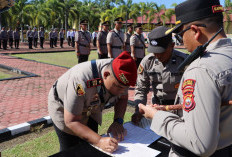 Gerbong Mutasi Polres Mukomuko Bergerak, Kasat Reskrim hingga Dua Kapolsek Resmi Berganti