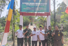 Jembatan Gantung Garuda Rampung, Warga 3 Desa Gelar Syukuran   Bersama Dandim 0408/BS