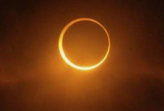 Fenomena Gerhana Matahari  ''Cincin Api'' Langit Gelap  Sebelum Ramadan, Ini Waktunya 