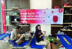 Sinergi Bagi Negeri, Donor Darah Agenda Rutin Astra Motor Bengkulu 