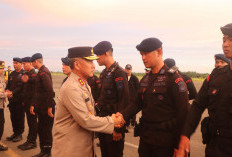 Brimob Bengkulu BKO ke Polda Metro Jaya, Bantu Pengamanan Kapolda Berpesan Jangan Mudah Terprovokasi