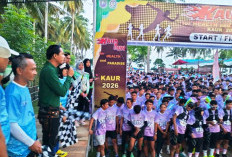 Lepas Peserta Kaur Run, Bupati Harap   Menjadi Ajang Kampanye Hidup Sehat