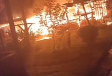 Diduga Karena Korsleting Listrik, Rumah Warga Marga Sakti Ludes Dilalap Api