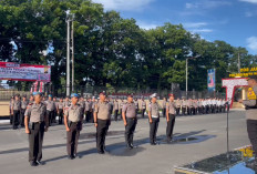 45 Perwira-Bintara Resmi Naik Pangkat, Ini Pesan Kapolresta Bengkulu