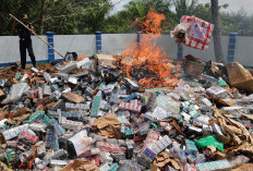 Rokok Illegal Marak, Kantor Pengawasan dan Pelayanan Tipe Madya Pebean C Bengkulu Sita Sejumlah Ini 