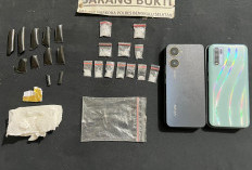 12 Paket Sabu Diamankan, Satu Pria Dibekuk di Pasar Manna