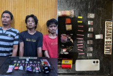 Tiga Pengedar Sabu, Salah Satunya Residivis