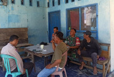 Kebersamaan Warga Bersama Anggota Satgas TMMD  Ke-124 Kodim 0408/BS Saat Istirahat Siang