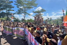 Ratusan Kades dan Perangkat Desa di Seluma Gelar Demo, Ini Tuntutannya