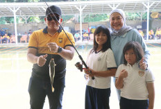 Lomba Mancing Presisi Semarakkan Hari Bhayangkara ke-80, Ratusan Peserta Padati Kolam Pagar Ruyung