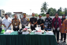 49 Barang Bukti dari 16 Perkara Dimusnahkan dengan Cara Begini