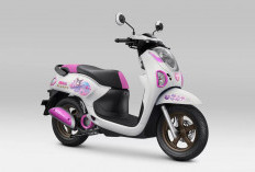 Honda Scoopy Kuromi, Skutik Lucu Penuh Karakter, Bikin Jalanan Lebih Ceria