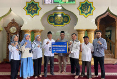   Taspen Bengkulu Serahkan Bantuan   ke Masjid Besar Jami' Babussalam