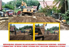 Perbaikan Gorong Gorong Jembatan di Lais Arus Lalin Diberlakukan Buka Tutup, Polisi Imbau Pengendara Bersabar