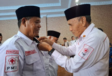  Kadis Nakertrans Pimpin PMI Lebong, Begini  Pesannya