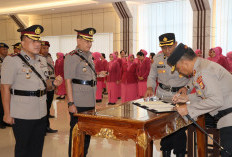 Sertijab di Mapolda Bengkulu, AKBP Alam Bawono Resmi Jabat Kapolres Kaur