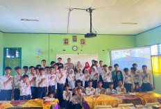 Humas Polda Bengkulu Sosialisasi Stop Kenakalan Remaja, Pilih Pelajar SMPN 7 Kota Bengkulu Sebagai Sasarannya 