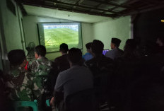 Kodim 0408/BS Gelar Nobar Piala Dunia, Pererat Kebersamaan Prajurit dan Masyarakat