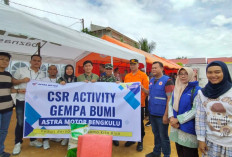 Astra Motor Bengkulu Salurkan Bantuan Tanggap Darurat untuk Korban Gempa Bumi di Kota Bengkulu
