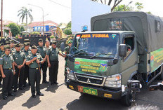 Korem 041 Gamas Bengkulu Kirim Belasan Ton Bantuan Bencana Alam ke Sumbar