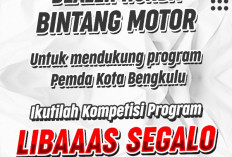Dealer Bintang Motor Bengkulu Dukung Program LIBAS SEGALO, Siapkan Hadiah 1 Unit Motor Listrik Honda EM1 